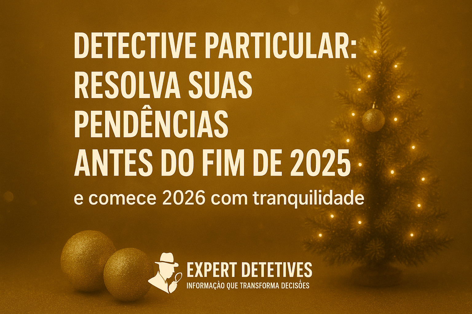 Fim de Ano - Expert Detetives