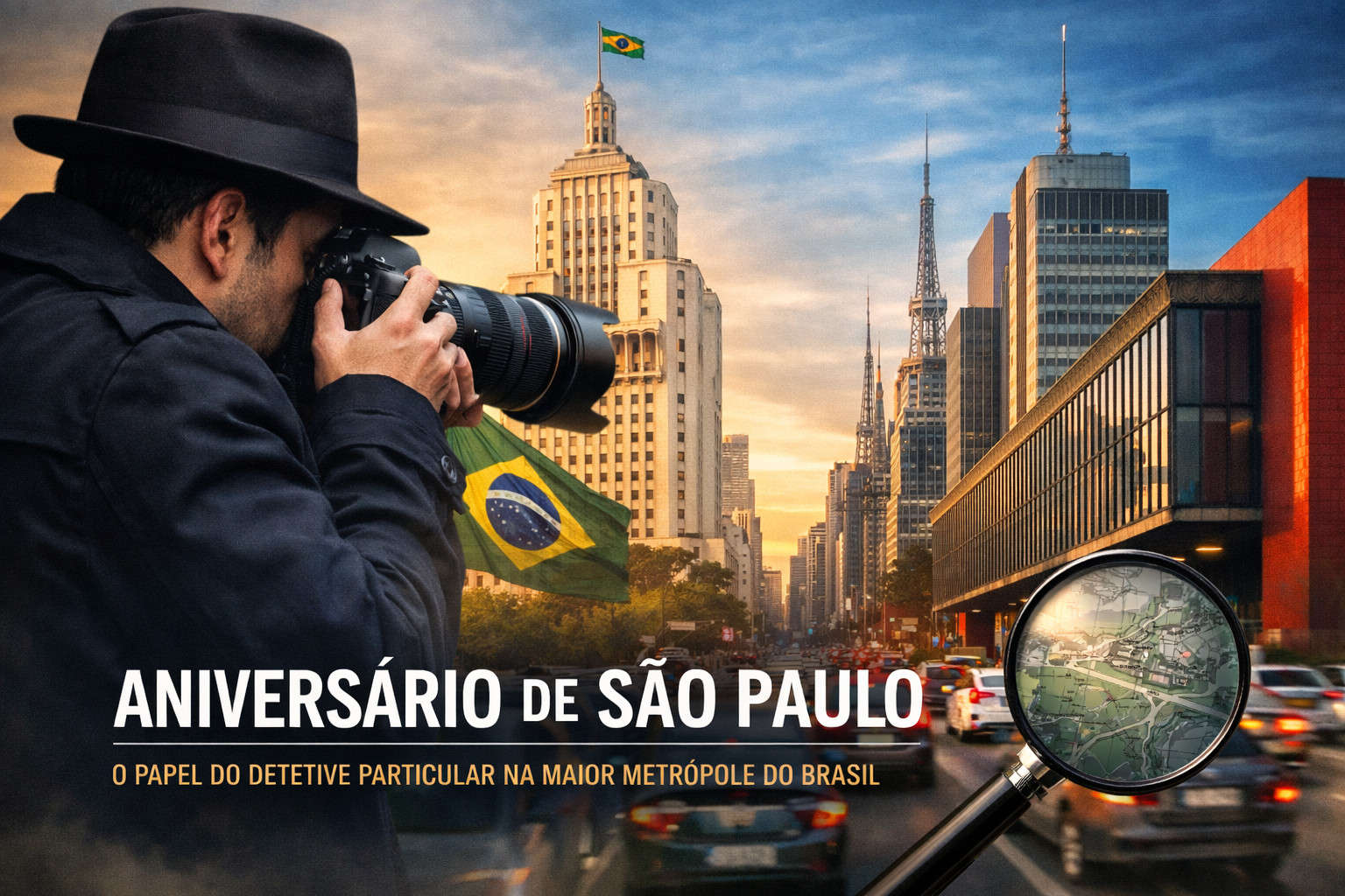 Expert Detetives no Aniversario da cidade São Paulo.